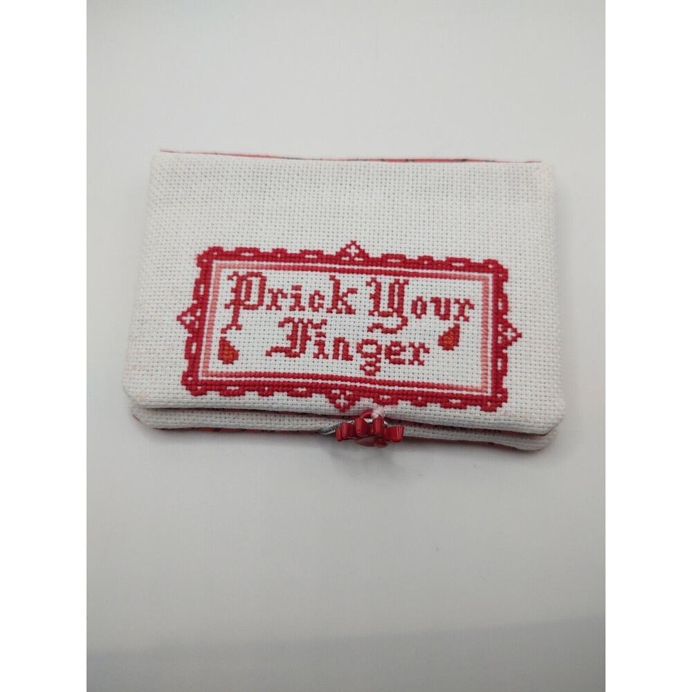 Sewing Needle Holder - Handmade Gift for a Crafty Goth Horror Zombie Lover!